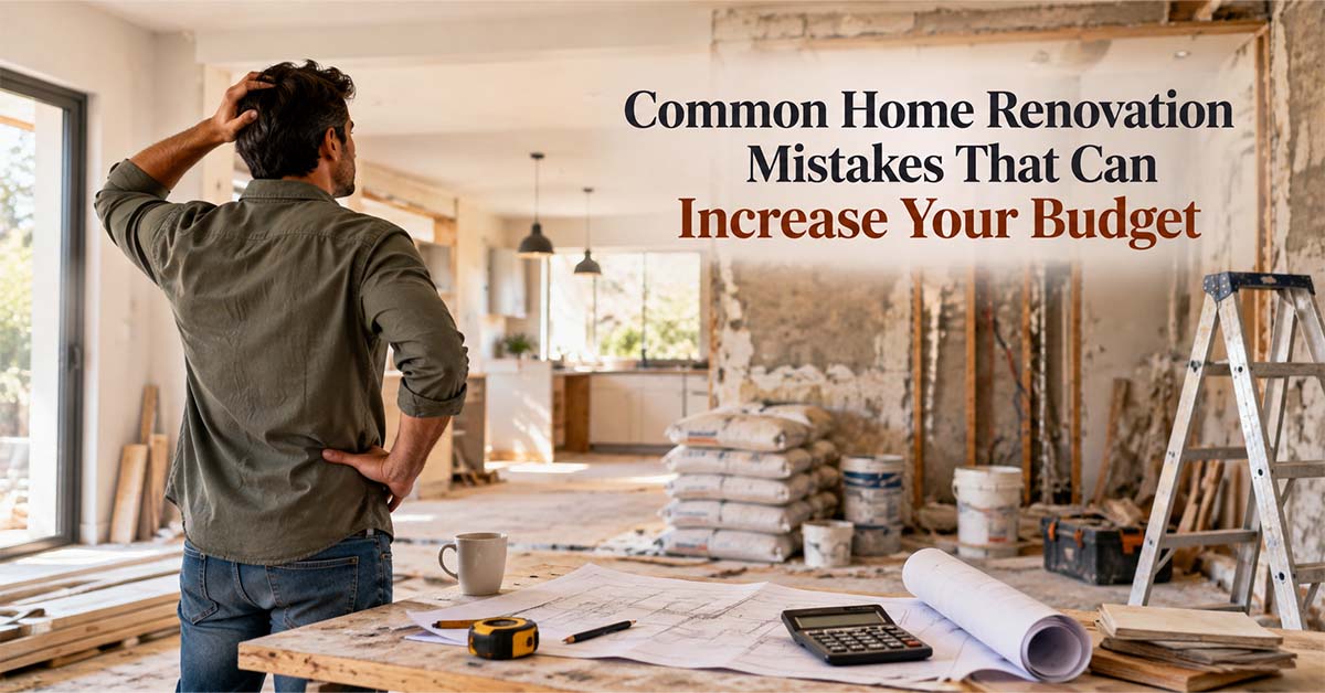 Common Home Renovation Mistakes That Can Increase Your Budget